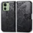 Custodia Portafoglio In Pelle Farfalla Cover con Supporto per Motorola Moto Edge (2023) 5G Nero