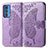 Custodia Portafoglio In Pelle Farfalla Cover con Supporto per Motorola Moto Edge S Pro 5G Lavanda