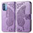 Custodia Portafoglio In Pelle Farfalla Cover con Supporto per Motorola Moto G31 Lavanda