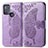 Custodia Portafoglio In Pelle Farfalla Cover con Supporto per Motorola Moto G50 Lavanda