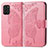 Custodia Portafoglio In Pelle Farfalla Cover con Supporto per Nokia G100 Rosa Caldo