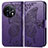 Custodia Portafoglio In Pelle Farfalla Cover con Supporto per OnePlus 11 5G Viola