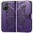 Custodia Portafoglio In Pelle Farfalla Cover con Supporto per Oppo A94 5G Viola