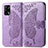 Custodia Portafoglio In Pelle Farfalla Cover con Supporto per Oppo A95 4G Lavanda