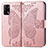 Custodia Portafoglio In Pelle Farfalla Cover con Supporto per Oppo A95 4G Rosa