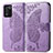 Custodia Portafoglio In Pelle Farfalla Cover con Supporto per Oppo K9S 5G Lavanda