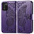 Custodia Portafoglio In Pelle Farfalla Cover con Supporto per Oppo K9S 5G Viola