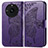 Custodia Portafoglio In Pelle Farfalla Cover con Supporto per Realme 11 Pro+ Plus 5G Viola