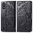 Custodia Portafoglio In Pelle Farfalla Cover con Supporto per Samsung Galaxy A01 SM-A015 Nero