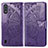 Custodia Portafoglio In Pelle Farfalla Cover con Supporto per Samsung Galaxy A01 SM-A015 Viola