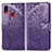 Custodia Portafoglio In Pelle Farfalla Cover con Supporto per Samsung Galaxy A10s Viola