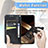 Custodia Portafoglio In Pelle Farfalla Cover con Supporto per Samsung Galaxy A15 4G