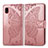 Custodia Portafoglio In Pelle Farfalla Cover con Supporto per Samsung Galaxy A20 SC-02M SCV46 Rosa