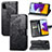 Custodia Portafoglio In Pelle Farfalla Cover con Supporto per Samsung Galaxy A22s 5G
