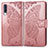 Custodia Portafoglio In Pelle Farfalla Cover con Supporto per Samsung Galaxy A30S Rosa