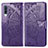 Custodia Portafoglio In Pelle Farfalla Cover con Supporto per Samsung Galaxy A30S Viola