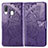 Custodia Portafoglio In Pelle Farfalla Cover con Supporto per Samsung Galaxy A40 Viola