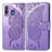 Custodia Portafoglio In Pelle Farfalla Cover con Supporto per Samsung Galaxy A40s Lavanda