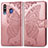 Custodia Portafoglio In Pelle Farfalla Cover con Supporto per Samsung Galaxy A40s Rosa