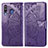 Custodia Portafoglio In Pelle Farfalla Cover con Supporto per Samsung Galaxy A40s Viola