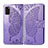 Custodia Portafoglio In Pelle Farfalla Cover con Supporto per Samsung Galaxy A41 Lavanda