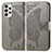 Custodia Portafoglio In Pelle Farfalla Cover con Supporto per Samsung Galaxy A53 5G Grigio