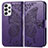 Custodia Portafoglio In Pelle Farfalla Cover con Supporto per Samsung Galaxy A53 5G Viola