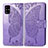 Custodia Portafoglio In Pelle Farfalla Cover con Supporto per Samsung Galaxy A71 4G A715 Lavanda