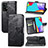 Custodia Portafoglio In Pelle Farfalla Cover con Supporto per Samsung Galaxy A72 5G