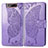 Custodia Portafoglio In Pelle Farfalla Cover con Supporto per Samsung Galaxy A80 Lavanda