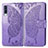 Custodia Portafoglio In Pelle Farfalla Cover con Supporto per Samsung Galaxy A90 5G Lavanda