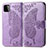 Custodia Portafoglio In Pelle Farfalla Cover con Supporto per Samsung Galaxy F42 5G Lavanda