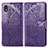 Custodia Portafoglio In Pelle Farfalla Cover con Supporto per Samsung Galaxy M01 Core Viola