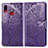 Custodia Portafoglio In Pelle Farfalla Cover con Supporto per Samsung Galaxy M01s Viola