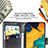 Custodia Portafoglio In Pelle Farfalla Cover con Supporto per Samsung Galaxy M10S