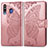 Custodia Portafoglio In Pelle Farfalla Cover con Supporto per Samsung Galaxy M30 Rosa