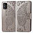 Custodia Portafoglio In Pelle Farfalla Cover con Supporto per Samsung Galaxy M31s Grigio