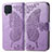 Custodia Portafoglio In Pelle Farfalla Cover con Supporto per Samsung Galaxy M32 4G Lavanda