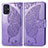 Custodia Portafoglio In Pelle Farfalla Cover con Supporto per Samsung Galaxy M51 Lavanda