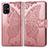 Custodia Portafoglio In Pelle Farfalla Cover con Supporto per Samsung Galaxy M51 Rosa