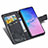 Custodia Portafoglio In Pelle Farfalla Cover con Supporto per Samsung Galaxy M80S