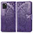 Custodia Portafoglio In Pelle Farfalla Cover con Supporto per Samsung Galaxy Note 10 Lite Viola