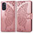 Custodia Portafoglio In Pelle Farfalla Cover con Supporto per Samsung Galaxy S20 5G Rosa