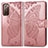 Custodia Portafoglio In Pelle Farfalla Cover con Supporto per Samsung Galaxy S20 FE (2022) 5G Rosa