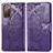 Custodia Portafoglio In Pelle Farfalla Cover con Supporto per Samsung Galaxy S20 FE (2022) 5G Viola