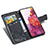 Custodia Portafoglio In Pelle Farfalla Cover con Supporto per Samsung Galaxy S20 FE 4G