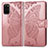 Custodia Portafoglio In Pelle Farfalla Cover con Supporto per Samsung Galaxy S20 Plus 5G Rosa