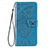 Custodia Portafoglio In Pelle Farfalla Cover con Supporto per Samsung Galaxy S21 Ultra 5G