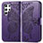 Custodia Portafoglio In Pelle Farfalla Cover con Supporto per Samsung Galaxy S24 Ultra 5G