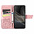 Custodia Portafoglio In Pelle Farfalla Cover con Supporto per Sony Xperia Ace II SO-41B